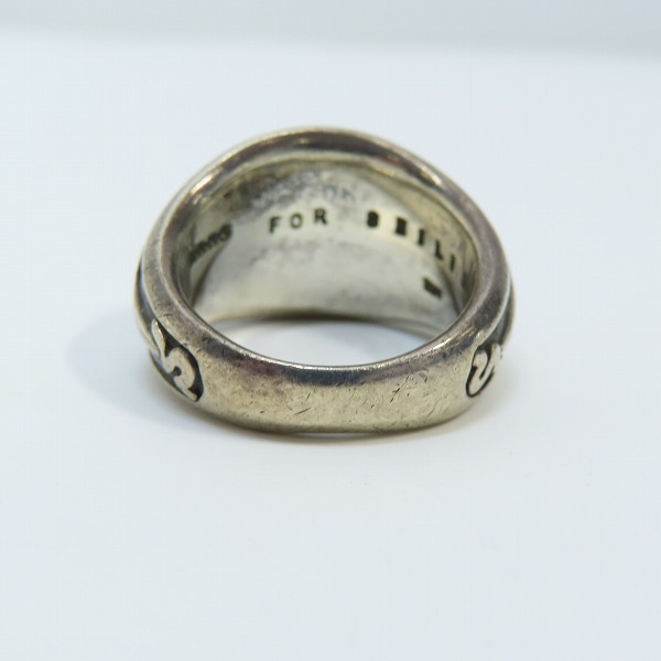 実際に弊社で買取させて頂いたMARS/マーズ FOR SEILIN MARINE/マリーン イカリ シルバー カレッジリング 17号の画像 3枚目