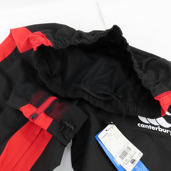 実際に弊社で買取させて頂いた【未使用】canterbury/カンタベリー ウインドジャケット/パンツ セットアップ  RG71505/RG11506/XLの画像 8枚目