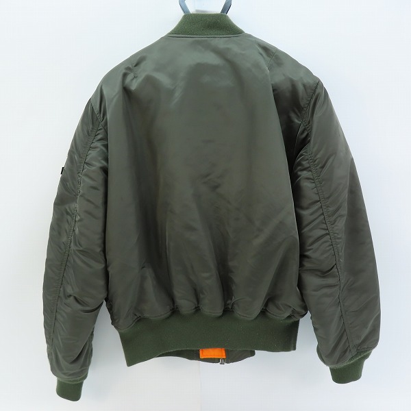 実際に弊社で買取させて頂いたALPHA INDUSTRIES/アルファインダストリーズ リバーシブル MA-1/フライトジャケット2000-476/XLの画像 1枚目