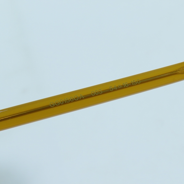 実際に弊社で買取させて頂いたGUCCI/グッチ インターロッキングG メガネフレーム アイウェア GG0156OA 003の画像 5枚目