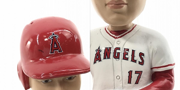 実際に弊社で買取させて頂いたFOCO PLAYER BOBBLE ボブルヘッド ロサンゼルス・エンゼルス  大谷翔平 20 Home Run 100 Strikeout Dual 首振り フィギュアの画像 8枚目