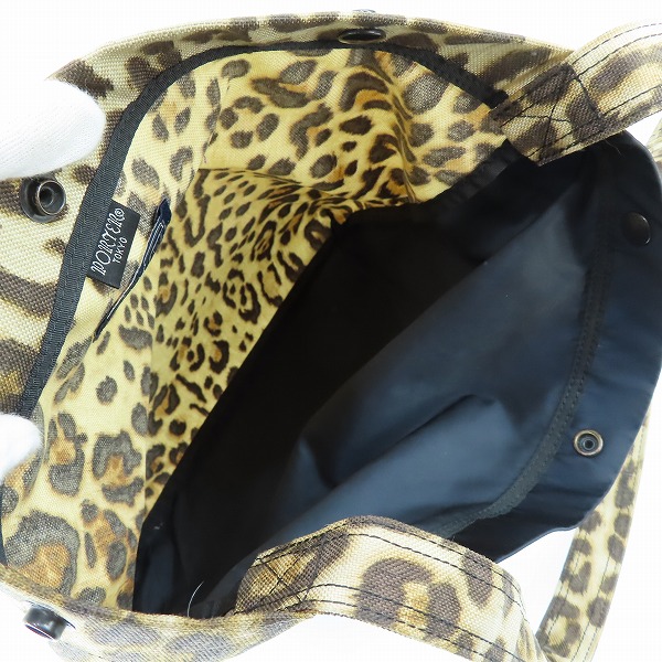 実際に弊社で買取させて頂いたPORTER/ポーター 85周年 レオパード ショルダーバッグの画像 4枚目