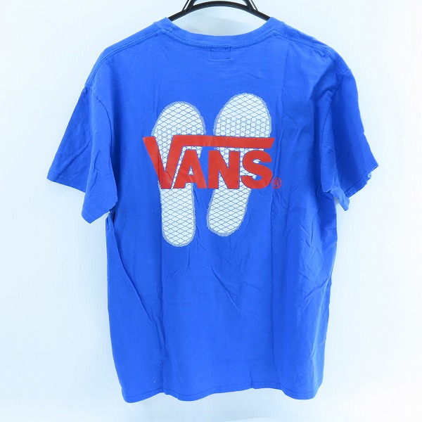 実際に弊社で買取させて頂いたSTANDARD CALIFORNIA×VANS Factory Team Tee コラボTシャツ 青/XLの画像 1枚目