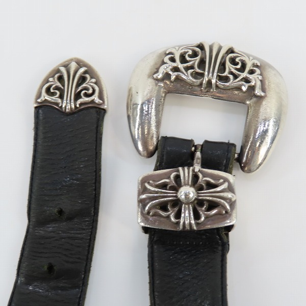 実際に弊社で買取させて頂いたCHROME HEARTS/クロムハーツ BLT CLASSIC 3PC/3ピースクラシック ベルト/36の画像 1枚目