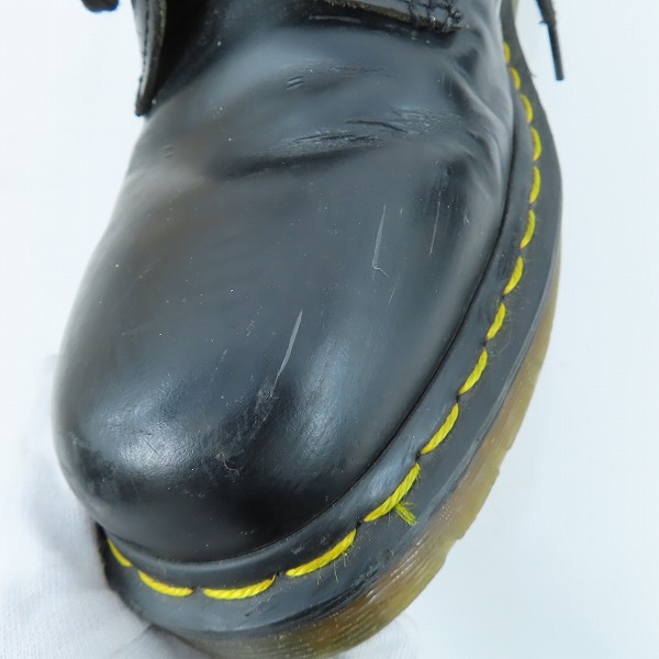 実際に弊社で買取させて頂いたDr.Martens/ドクターマーチン 10EYE BOOTS 10ホール ブーツ レザー ブラック 1490/UK7の画像 6枚目