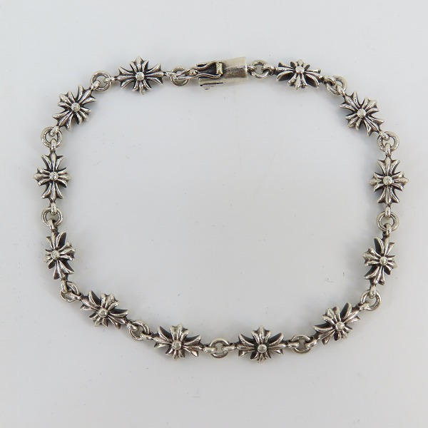 実際に弊社で買取させて頂いたCHROME HEARTS/クロムハーツ タイニーE CHプラス ブレスレット 12リンクの画像 2枚目