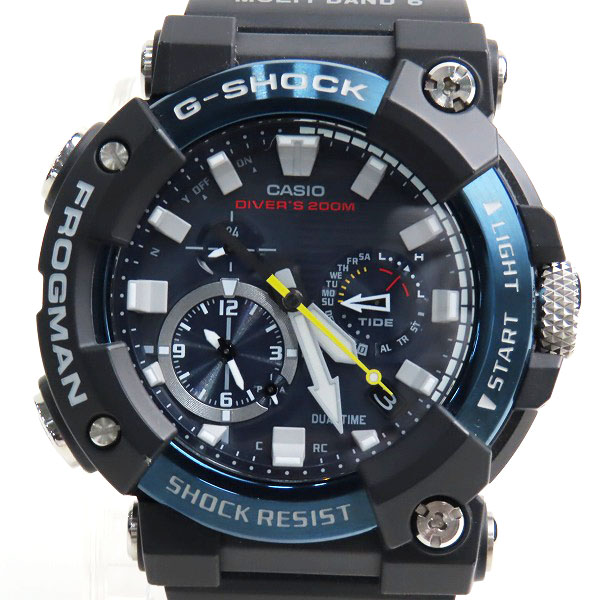 実際に弊社で買取させて頂いたG-SHOCK/Gショック FROGMAN/フロッグマン アナログ 電波ソーラー GWF-A1000C-1AJFの画像 1枚目