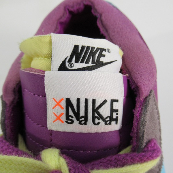 実際に弊社で買取させて頂いたNIKE×KAWS×SACAI/ナイキ×カウズ×サカイ BLAZER LOW/ブレーザーロー パープルダスク DM7901-500/27の画像 7枚目