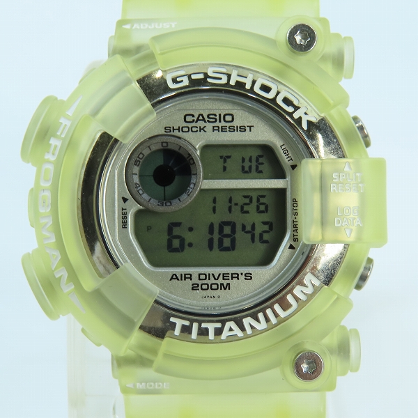 実際に弊社で買取させて頂いたG-SHOCK/Gショック W.C.C.S FROGMAN/フロッグマン ELマンタ DW-8201WC-7T