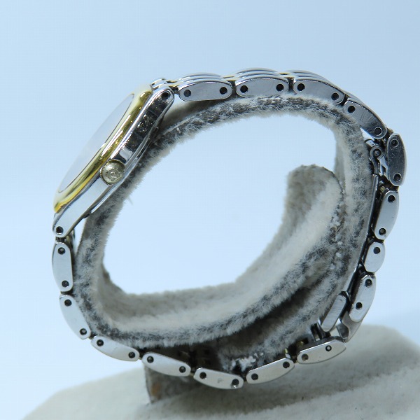 実際に弊社で買取させて頂いたOMEGA/オメガ DeVille デビル SS×YG クオーツ ゴールド文字盤 4260.13の画像 1枚目