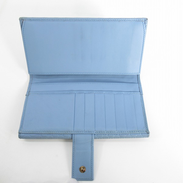 実際に弊社で買取させて頂いたGUCCI/グッチ マイクロGG グッチシマ 長財布 449393-0959の画像 4枚目