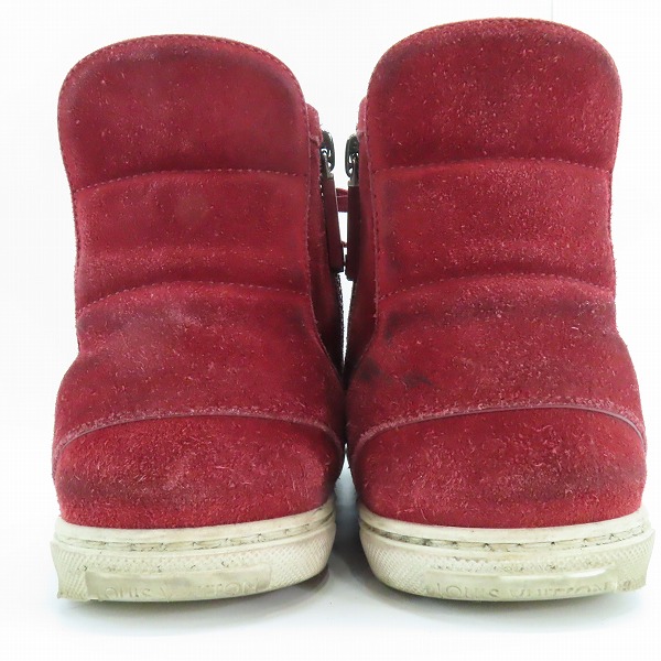 実際に弊社で買取させて頂いたLouis Vuitton/ルイヴィトン 2014 ピースマーク スエード ハイカットスニーカー/7の画像 1枚目