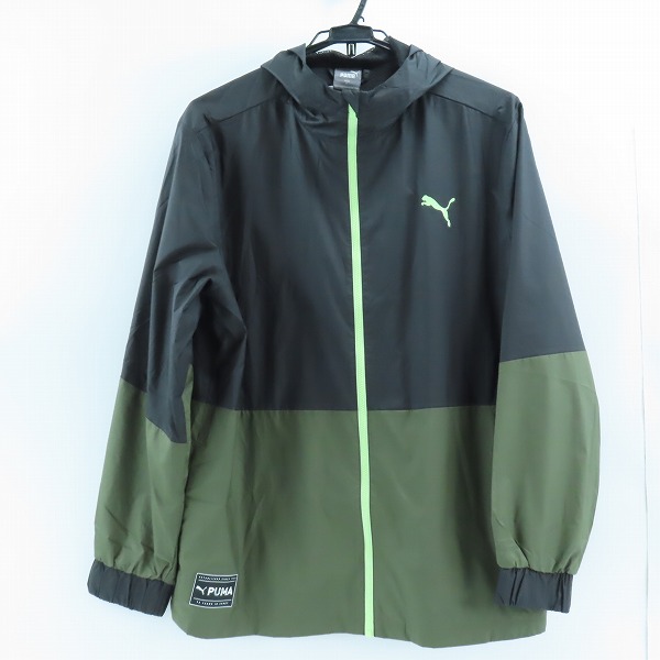 実際に弊社で買取させて頂いた【未使用】PUMA/プーマ トレーニング 防風 フード付き メッシュライナー ジャケット 523549-73/XL