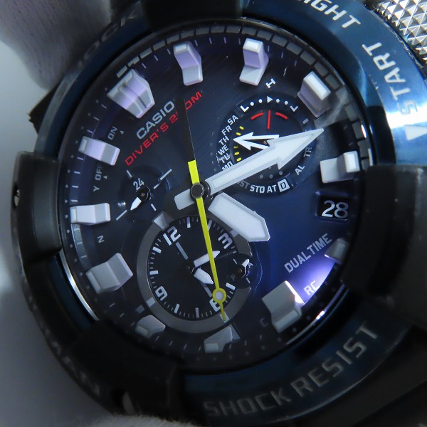 実際に弊社で買取させて頂いたG-SHOCK/Gショック FROGMAN/フロッグマン アナログ 電波ソーラー GWF-A1000C-1AJFの画像 6枚目