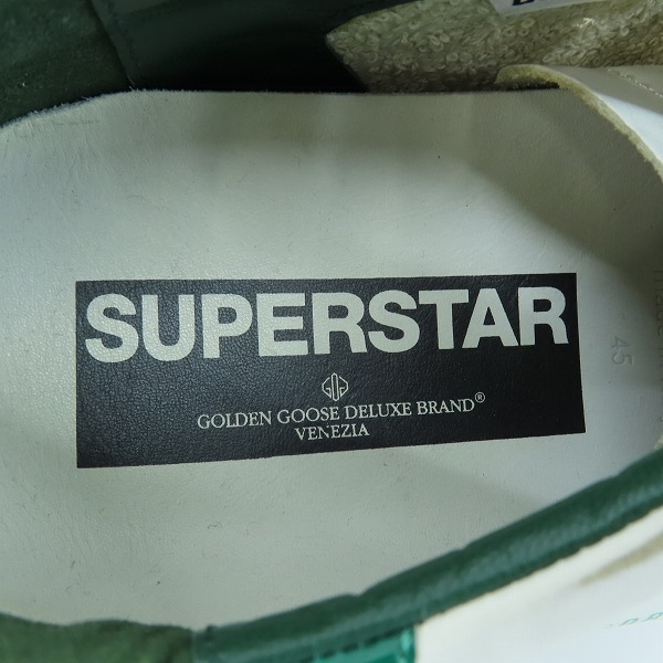 実際に弊社で買取させて頂いたGOLDEN GOOSE/ゴールデングース SUPERSTAR/スーパースター ローカットスニーカー 45の画像 5枚目