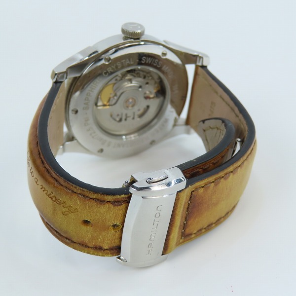 実際に弊社で買取させて頂いたHAMILTON/ハミルトン ジャズマスター 腕時計 H424151の画像 2枚目