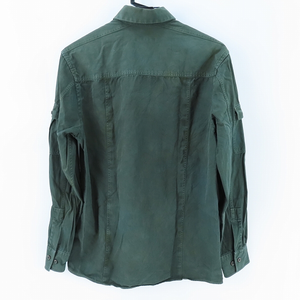 実際に弊社で買取させて頂いた【JPタグ】LOUIS VUITTON/ルイヴィトン ダミエ柄切替 長袖シャツ XSの画像 1枚目