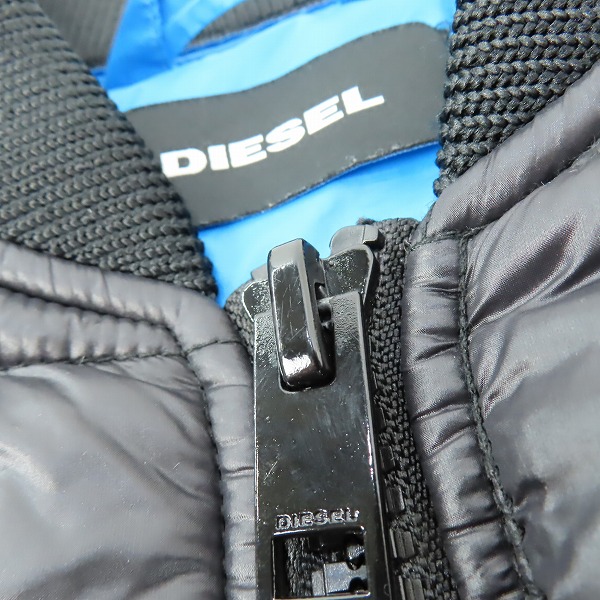 実際に弊社で買取させて頂いたDIESEL/ディーゼル ロゴ キルティング 中綿ジャケット/Mの画像 7枚目