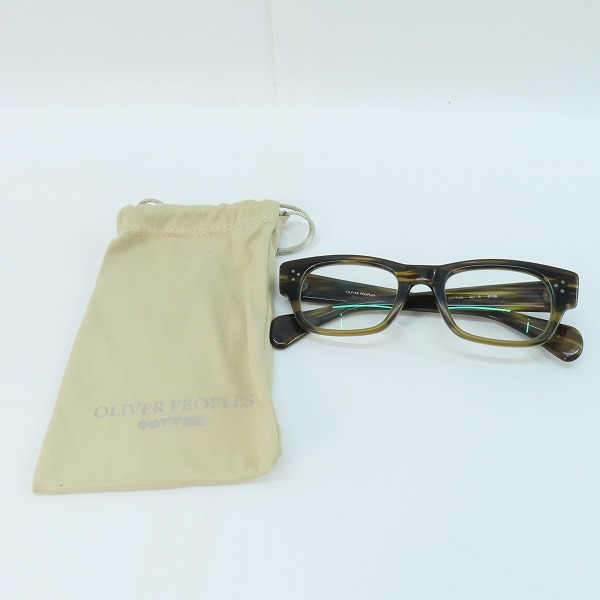実際に弊社で買取させて頂いたOLIVER PEOPLES/オリバーピープルズ メガネフレーム アイウェア Ari-A 8108の画像 9枚目