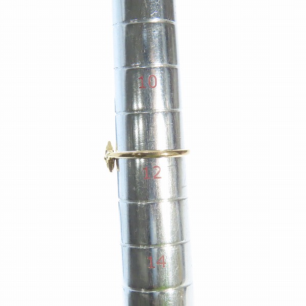 実際に弊社で買取させて頂いたCHROME HEARTS/クロムハーツ 22K BUBBLEGUM BBBLGM STAR バブルガム スター リング 12号の画像 8枚目