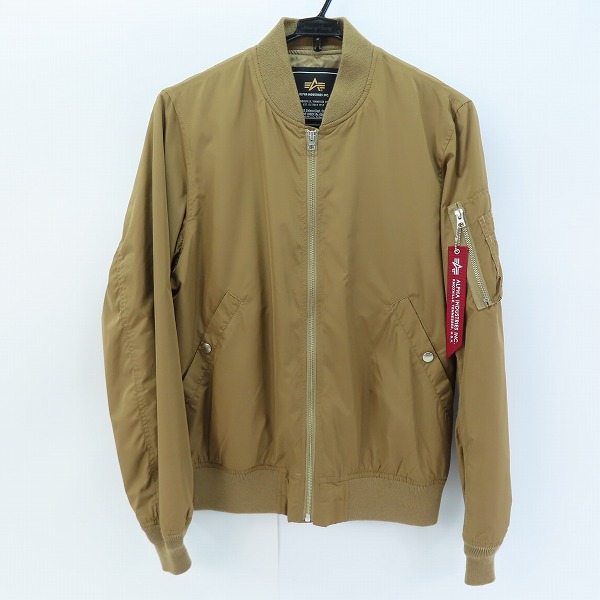 実際に弊社で買取させて頂いたALPHA INDUSTRIES/アルファインダストリーズ フライトジャケット MA-1 TA1270-036/M
