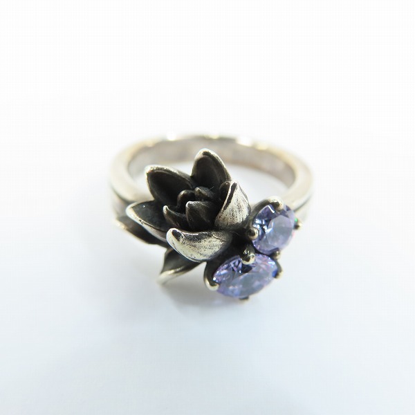 実際に弊社で買取させて頂いた【ギャラ付】KONRON/コンロン シルバー シェアハピネスリング #11/11号の画像 1枚目