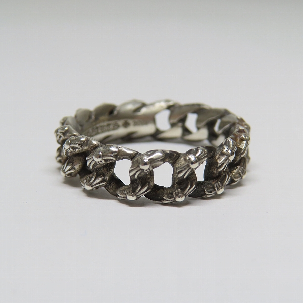 実際に弊社で買取させて頂いたCHROME HEARTS/クロムハーツ XTRA FANCY RING SML エクストラファンシーリングスモール 21.5号の画像 2枚目