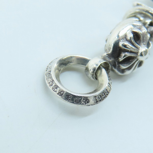 実際に弊社で買取させて頂いたCHROME HEARTS/クロムハーツ 1ボールタイニー CHクロス チャームの画像 4枚目