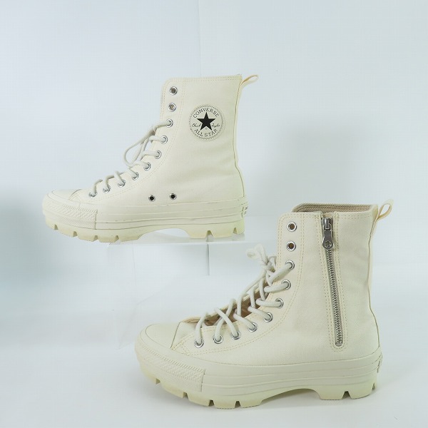 実際に弊社で買取させて頂いたCONVERSE/コンバース サイドジップ キャンバス 10ホール スニーカー 1SD165/26の画像 3枚目