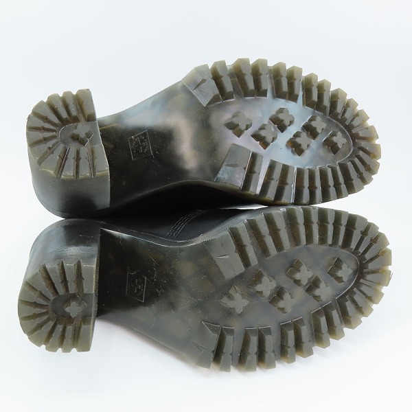 実際に弊社で買取させて頂いたDr.Martens/ドクターマーチン KENDRA/ケンドラ 10ホール レースアップ ヒールブーツ 23927001/UK6の画像 2枚目