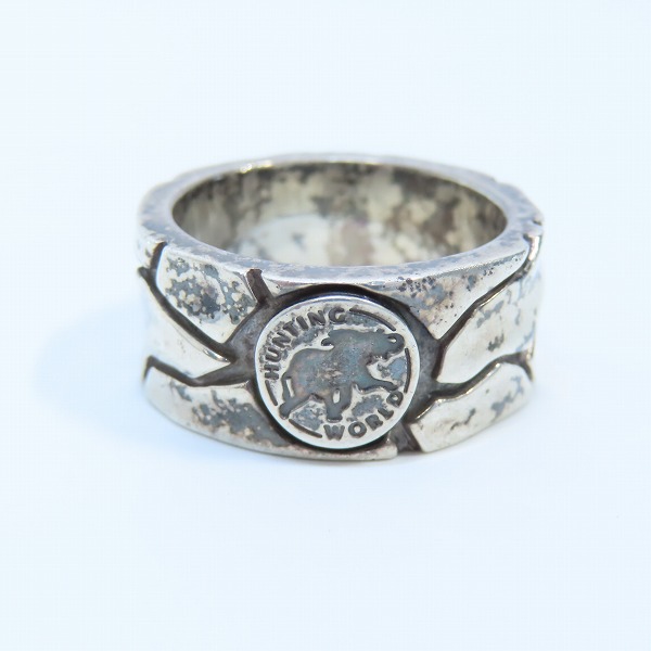 実際に弊社で買取させて頂いたHUNTING WORLD/ハンティングワールド シルバー リング 18-19号の画像 1枚目