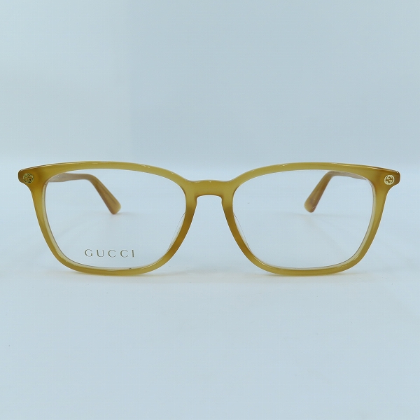 実際に弊社で買取させて頂いたGUCCI/グッチ インターロッキングG メガネフレーム アイウェア GG0156OA 003