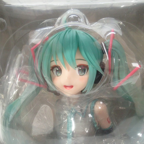 実際に弊社で買取させて頂いた(1)【未開封】TAITO/タイトー タイトーくじ 初音ミク 39の日記念くじ A賞 胸像フィギュアの画像 1枚目