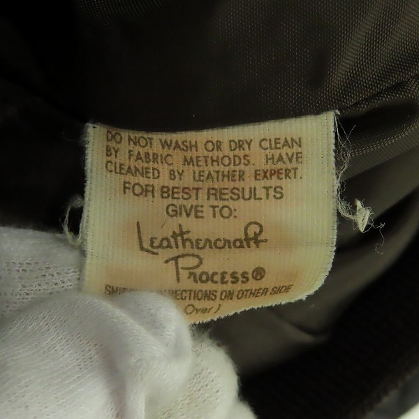 実際に弊社で買取させて頂いたSchott/ショット G-1 フライトレザージャケット/フライトジャケット/革ジャンの画像 2枚目