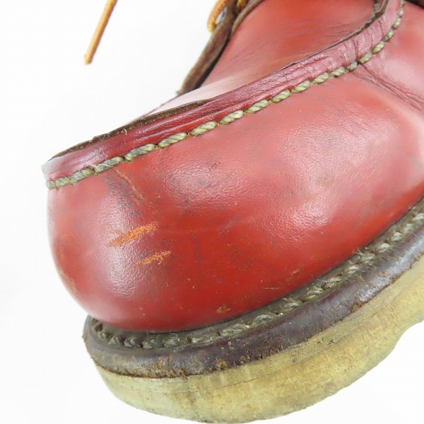 実際に弊社で買取させて頂いたRED WING/レッドウィング 半円犬タグ アイリュッシュセッターブーツ 875/7Eの画像 8枚目