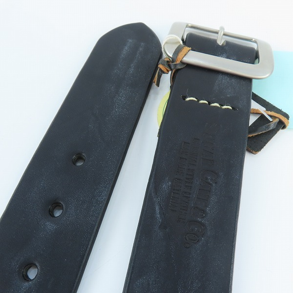 実際に弊社で買取させて頂いた(2)【未使用】SUGAR CANE/シュガーケーン レザーベルト/SCO-2320/ブラック/40の画像 1枚目