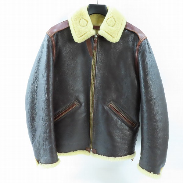 実際に弊社で買取させて頂いたTHE REAL McCOY'S/旧リアルマッコイズ TYPE B-6 ムートンフライトジャケット NO.39H4825/40R
