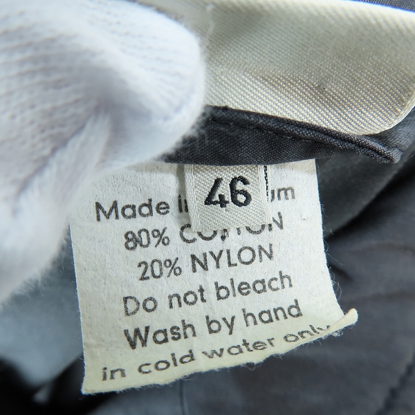 実際に弊社で買取させて頂いたDRIES VAN NOTEN/ドリスヴァンノッテン ライカ期 ジャケット 3751-1410 BIRTWELL 5030 46の画像 3枚目