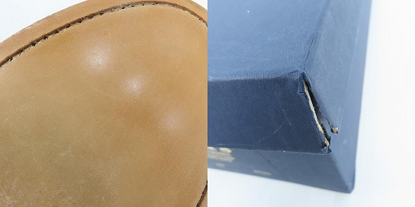 実際に弊社で買取させて頂いたTrickers/トリッカーズ MOLTON/モールトン カントリーブーツ ウイングチップ ホワイト M2508/9の画像 7枚目