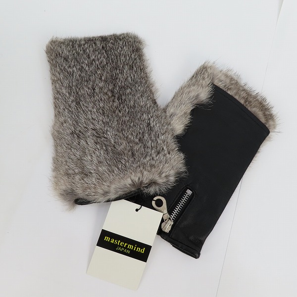 実際に弊社で買取させて頂いた【未使用】mastermind JAPAN/マスターマインドジャパン ファー フィンガーレス グローブ