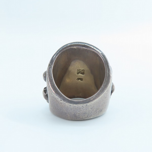 実際に弊社で買取させて頂いたSTANLEY GUESS/スタンリーゲス マルチスカルオーバルリング 21号の画像 3枚目