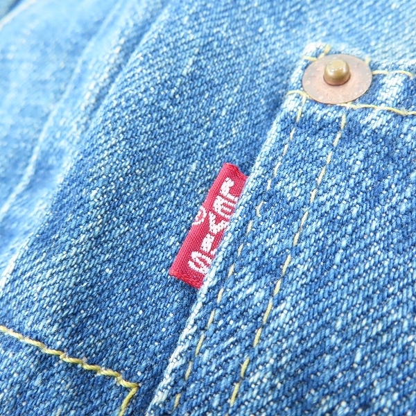 実際に弊社で買取させて頂いたLevi's/リーバイス 復刻 BIG E/ボタン裏刻印J02 1st タイプデニムジャケット/71506/36の画像 3枚目