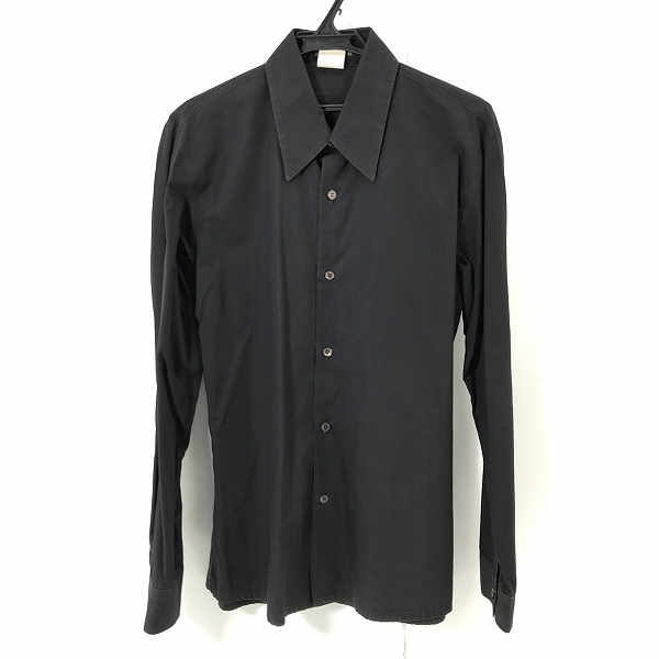 実際に弊社で買取させて頂いたANN DEMEULEMEESTER/アンドゥムルメステール 長袖シャツ ブラック/S