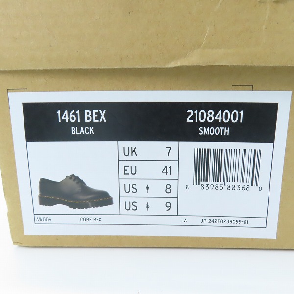 実際に弊社で買取させて頂いたDr.Martens/ドクターマーチン ローカット 3ホールシューズ 21084/UK7の画像 9枚目