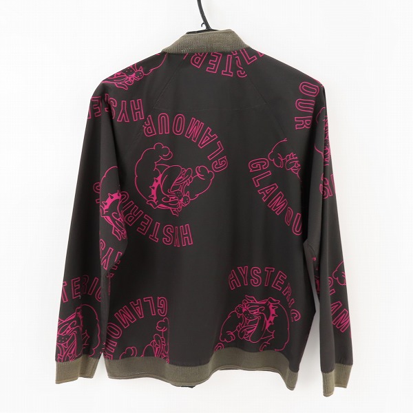 実際に弊社で買取させて頂いたHYSTERIC GLAMOUR/ヒステリックグラマー ブルドッグ ジップアップ ブルゾン 01182AB02 /Fの画像 1枚目