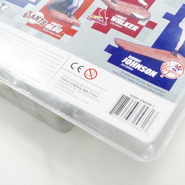 実際に弊社で買取させて頂いた【未開封】McFARLANE TOYS/マクファーレントイズ ニューヨーク・ヤンキース #41 RANDY JOHNSON ランディ・ジョンソンの画像 8枚目