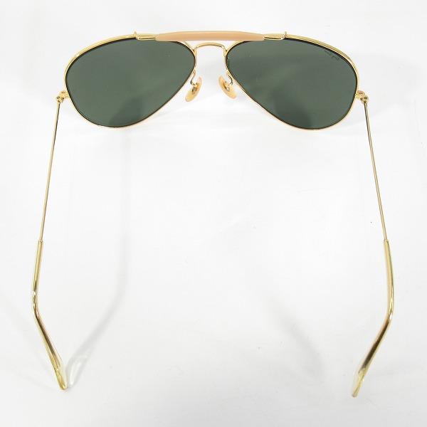 実際に弊社で買取させて頂いたRay-Ban/レイバン B&L/ボシュロム社製 ティアドロップ型 ゴールド アイウェア/サングラスの画像 2枚目