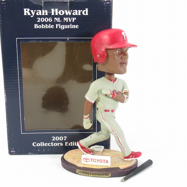 実際に弊社で買取させて頂いた【難有り】BD&A フィリーズ ライアン・ハワード 2006 NL ボブルヘッドフィギュア 2007 コレクターズエディション