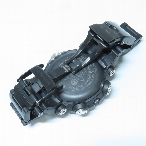 実際に弊社で買取させて頂いたG-SHOCK/Gショック FROGMAN/フロッグマン アナログ 電波ソーラー GWF-A1000C-1AJFの画像 4枚目