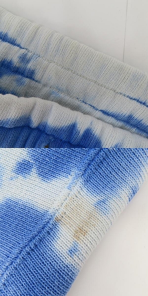 実際に弊社で買取させて頂いたRHC Ron Herman×Champion/ロンハーマン×チャンピオン タイダイ スウェットパンツ ブルー C8-H214/Lの画像 9枚目